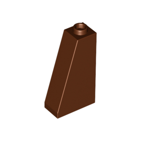 Reddish Brown Slope 75 2 x 1 x 3 - Hollow Stud