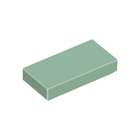 Sand Green Tile 1 x 2