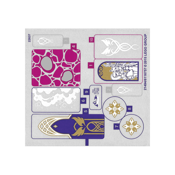 Sticker Sheet for Set 41078 - 21494/6116757