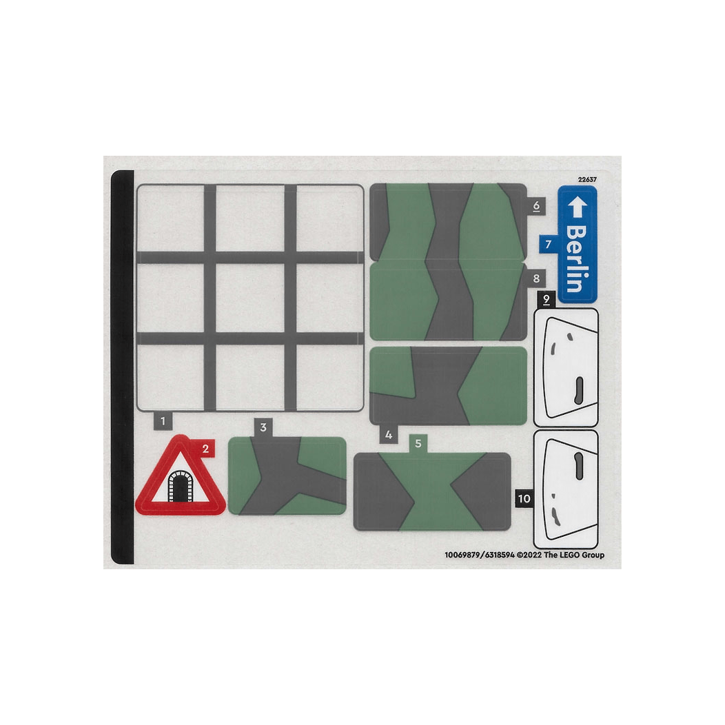 Sticker Sheet for Set 77012 - 10069879/6318594