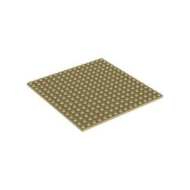 Tan Plate 16 x 16