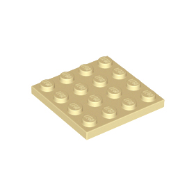 Tan Plate 4 x 4