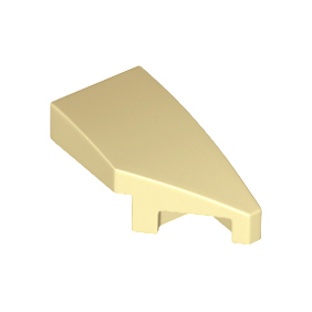 Tan Wedge 2 x 1 x 2/3 Right