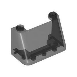 Trans-Black Windscreen 2 x 4 x 2
