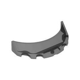 Trans-Black Windscreen 3 x 6 x 1 Curved