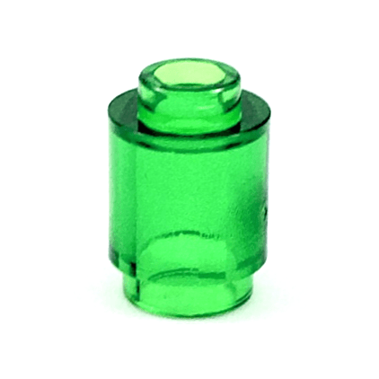 Trans-Green Brick, Round 1 x 1