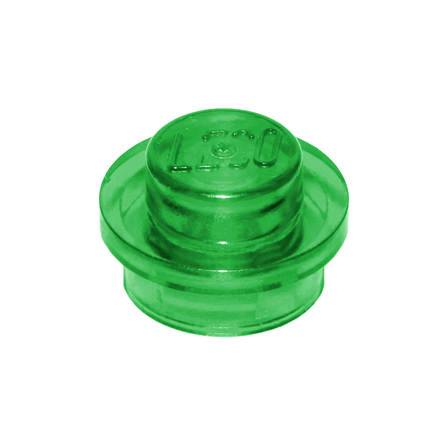 Trans-Green Plate, Round 1 x 1