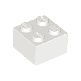 White Brick 2 x 2