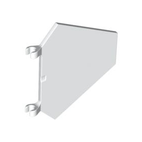 White Flag 5 x 6 Hexagonal