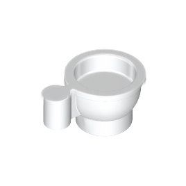 White Minifigure, Utensil Teacup