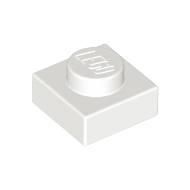 White Plate 1 x 1