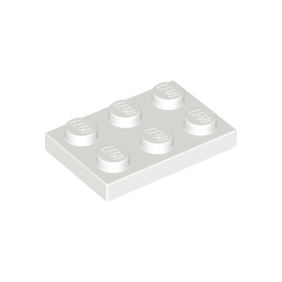White Plate 2 x 3