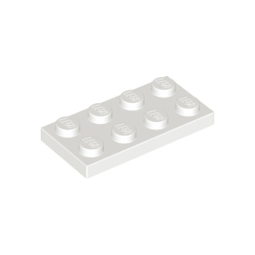 White Plate 2 x 4