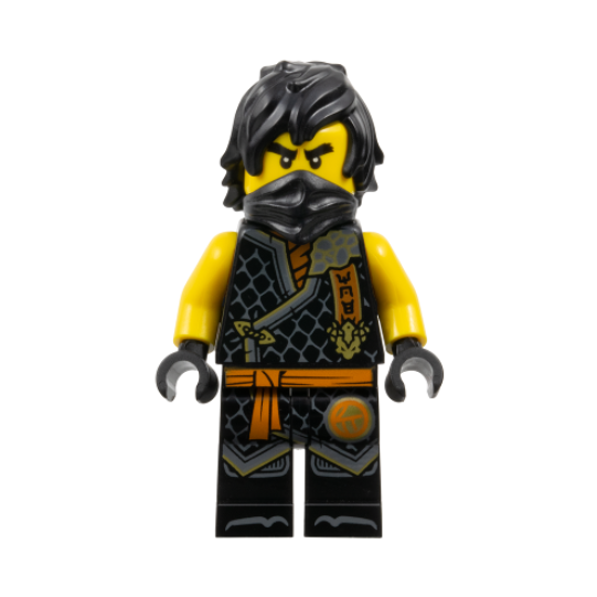 njo0985 Cole - Dragons Rising, Tournament Armor, Black Bandana