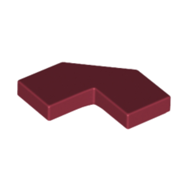Dark Red Tile, Modified Facet 2 x 2