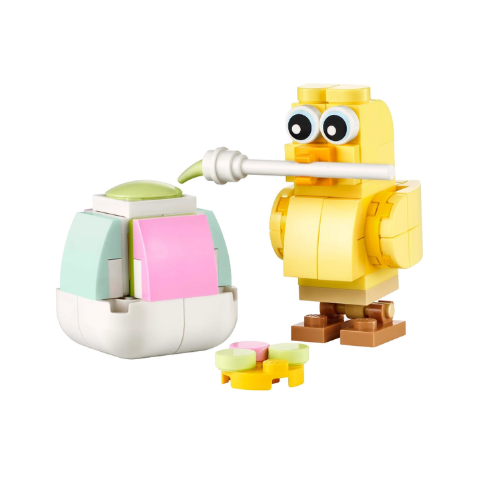 30690 Easter Egg Chick Painting Fun paper bag