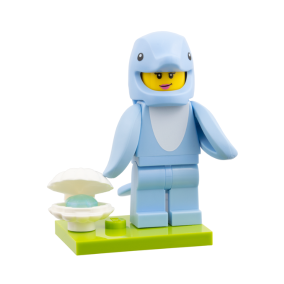 col28-9 Dolphin Costume Fan