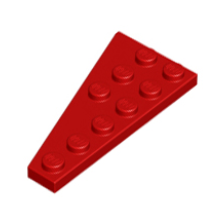 Red Wedge, Plate 6 x 3 Right