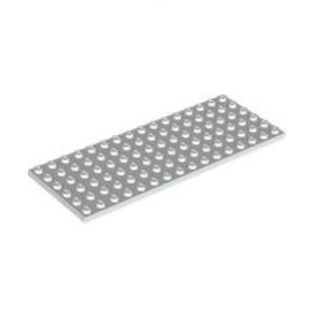 White Plate 6 x 16