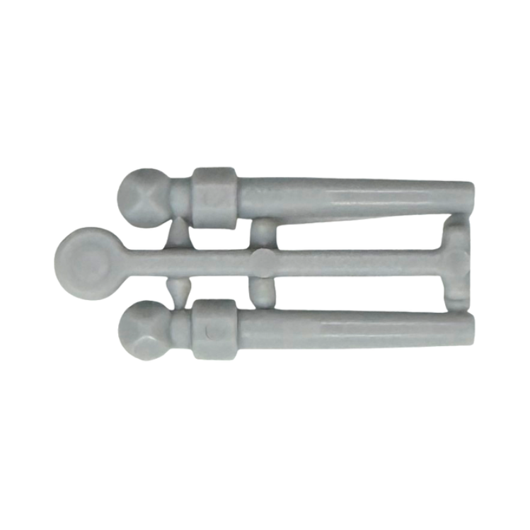 Light Bluish Gray Minifigure, Utensil Wand, 2 on Sprue