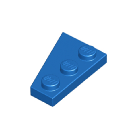 Blue Wedge, Plate 3 x 2 Right
