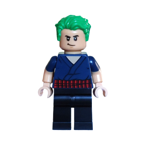 op006 Roronoa Zoro - Dark Blue Shirt, Hair