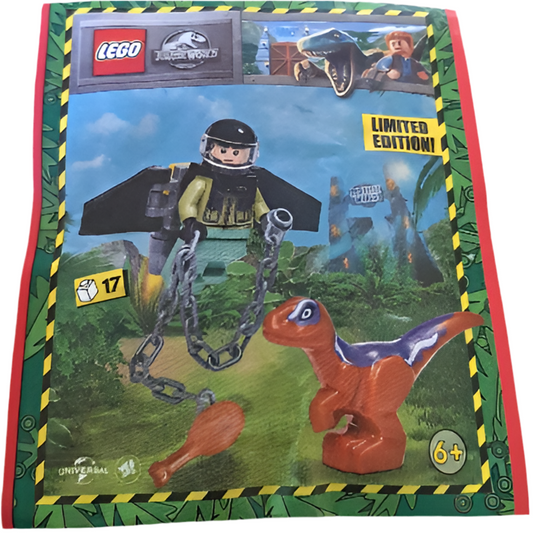 122332 Jet Pack Ranger with Raptor paper bag