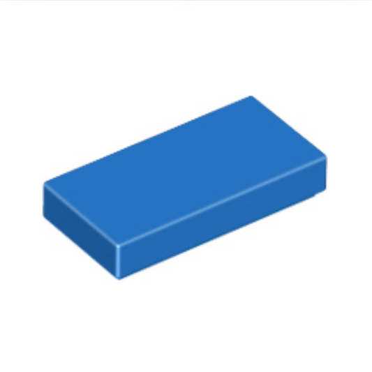 Blue Tile 1 x 2
