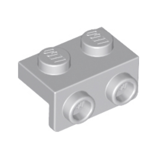 Light Bluish Gray Bracket 1 x 2 - 1 x 2