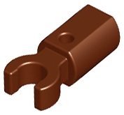 Reddish Brown Bar Holder with Clip