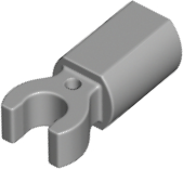 Light Bluish Gray Bar Holder with Clip