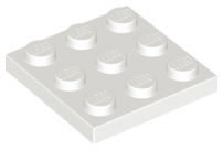 White Plate 3 x 3