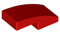 Red Slope, Curved 2 x 1 x 2/3