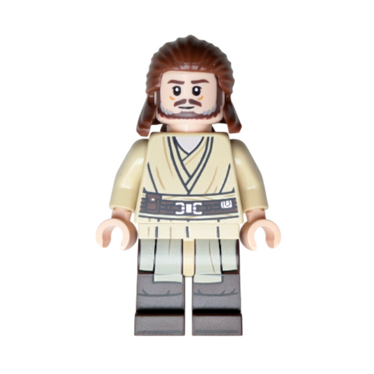 sw1404 Qui-Gon Jinn - Dark Brown Legs and Beard
