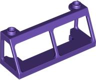 Dark Purple Windscreen 2 x 6 x 2 Train