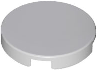 Light Bluish Gray Tile, Round 2 x 2 with Bottom Stud Holder