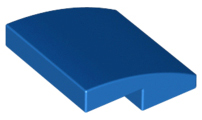 Blue Slope, Curved 2 x 2 x 2/3