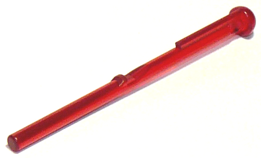 Trans-Red Projectile Arrow, Bar 8L with Round End (Spring Shooter Dart)