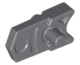 Dark Bluish Gray Projectile Launcher Part, Trigger for Gun, Mini Blaster / Shooter