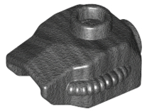 Pearl Dark Gray Minifigure Hand Armor