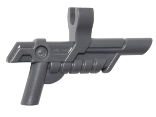 Dark Bluish Gray Minifigure, Weapon Gun, Blaster with Clip