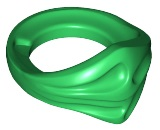 Green Minifigure Bandana Ninja