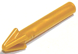 Pearl Gold Minifigure, Weapon Harpoon, Smooth Shaft