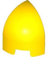 Yellow Slope, Curved 1 x 1 x 1 1/3 Corner Round