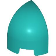 Dark Turquoise Slope, Curved 1 x 1 x 1 1/3 Corner Round
