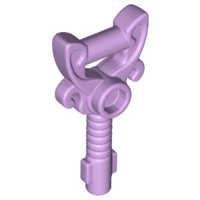 Lavender Minifigure, Utensil Key, Ornamented with 1 Stud