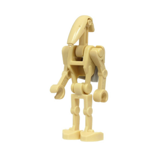 sw1320 Battle Droid - Tan, Angled Arms, Clip on Back