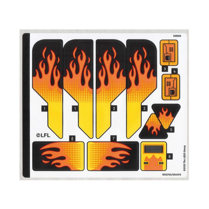 Sticker Sheet for Set 75414 - (10112765/6541176)