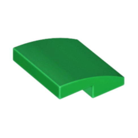 Green Slope, Curved 2 x 2 x 2/3