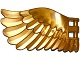 Pearl Gold Wing 4 x 7 Left with Feathers and Bar Handles